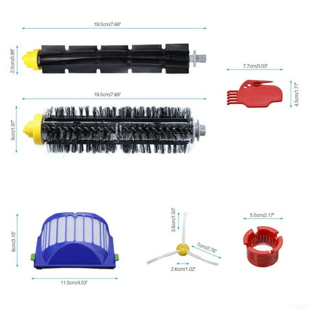 Replacement Parts Kit For iRobot Roomba 680 670 600 Series Vacuum Filter Brush
